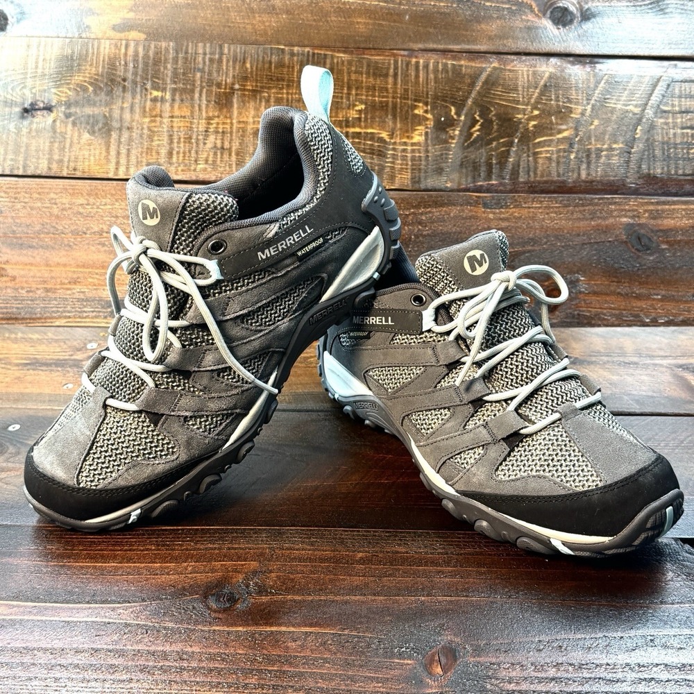Merrell Alverstone Storm Gray Hiking Shoes UNISEX Womens‎ Size 11 Mens 9.5 NWOT - Picture 7 of 12